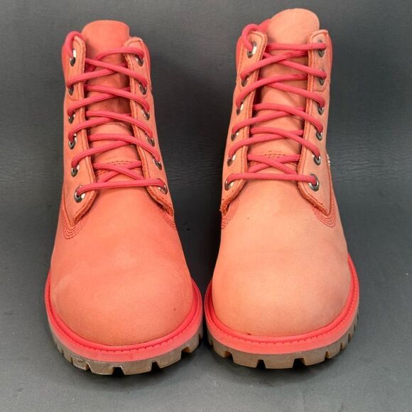 Timberland womens 6" leather Premium Boot shoes size 5 - Picture 2 of 9